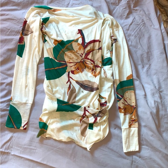 Vivienne Westwood Vintage 1990’s Rare Sample Top Wool Floral Runway Belt Scarf S - Picture 12 of 16